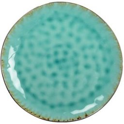 Aulica Plato llano verde - lote de 6