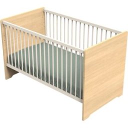 Sauthon Cuna 140x70 - little big bed en madera, decoración roble miel