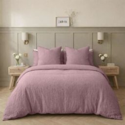 Febronie Funda nórdica algodón madera de rosa 240x220