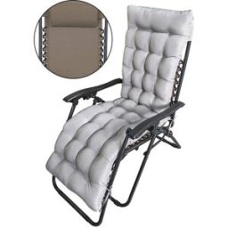 Habitat & Jardin Sillón de jardín marrón 160 x 64 x 109 cm