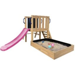 Axi Mini parque infantil con tobogán morado