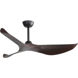 Urban Cocon Ventilador de techo sin luz, motor dc, 97 cm, negro y madera