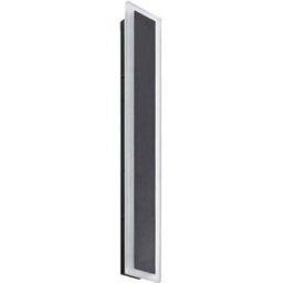 Lucande Lámpara de pared led exterior de acero negro