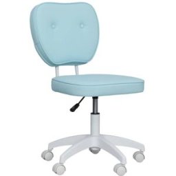 Vinsetto Silla de oficina 46x59x92 cm azul claro