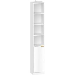 Homcom Estantería para libros 30x24x182 cm blanco