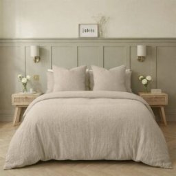 Febronie Funda nórdica algodón beige claro 200x200