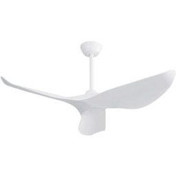 ComfortXL Ventilador de techo silencioso de ABS blanco 97 cm sin luz