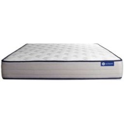 Actisom Colchón blanco con látex y espuma viscoelástica 133 x 182