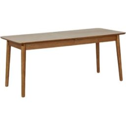 Robin des Bois Mesa de comedor rectangular estilo escandinavo, 6 marrón