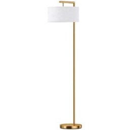 Homcom Lámpara de pie 47x37x153 cm oro