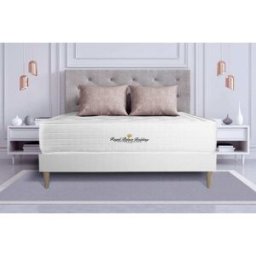 Royal palace bedding Somier blanco + colchón con espuma viscoelástica 120 x 195