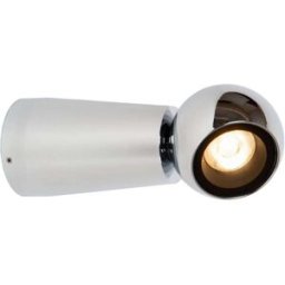 Lucide Lámpara de pared de aluminio con 1 led integrado, cromo