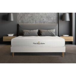 Royal palace bedding Somier blanco + colchón con espuma viscoelástica 120 x 190