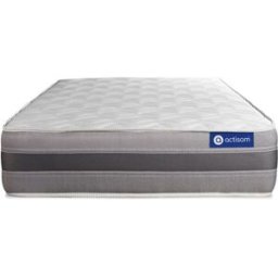 Actisom Colchón blanco con espuma viscoelástica 120 x 195