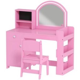 AIYAPLAY Tocador infantil 88.6x38.8x96.9 cm rosa