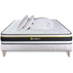 Sleepfit Pack colchón blanco espuma 140 x 190