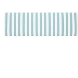 RNT by Really Nice Things Cabecero tapizado de tela rayas turquesas 165x52cm