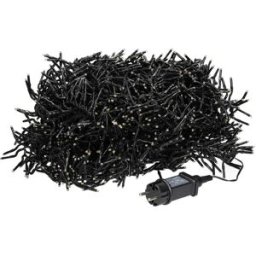 ECD Germany Luces de navidad 3000 leds 22m blanco cálido interior/exterior ip44