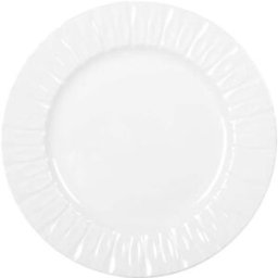 Aulica Plato llano blanco lilia 26.5x26.5x2.3cm - lote de 6