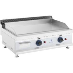 Royal Catering Plancha doble de gas fry top - 74,5 x 40 cm - Lisa - 2 x 3.100 W - Gas natural - 20 mbar 10011917