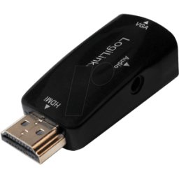 LOGILINK CV0107 - Adaptador HDMI, conector macho HDMI a conector hembra VGA