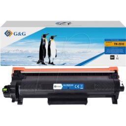G&G; 21149 - Tóner, BROTHER, negro, TN-2510XL, compatible