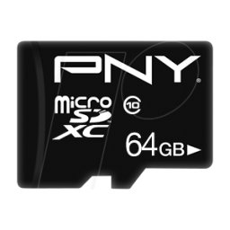 PNY SDU64G10PPL - Tarjeta de memoria microSDXC de 64GB, Performance Plus