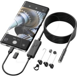 GOSCAM GT4501S - Endoscopio, 2 MP, Ø 8 mm, 5 m, de un solo canal, para smartphone