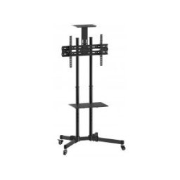 Soporte Acero Equip doble bandeja Premium 94 cm (37"), 177,8 cm (70"), Monitor de ordenador/TV