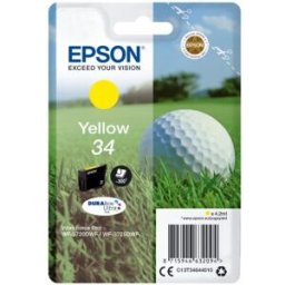 Epson 34 - 4.2 ml - amarillo - original - cartucho de tinta - para WorkForce Pro WF-3720, WF-3720DWF