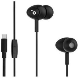 Auriculares Intrauditivos Sunstech BEATC - con Micrófono - USB Tipo-C - Negros