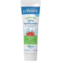Dr. Brown's Pasta Dental Infantil Natural Fresa 0-3 Años 40 gr