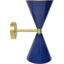 Aplique Cono 2 luces Medianos Azul Azul