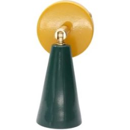 Aplique vintage pequeño de colores POP Mostaza Verde Botella