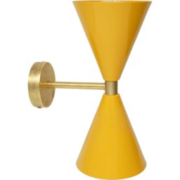 Aplique Cono 2 luces Medianos Mostaza Mostaza