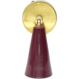 Aplique vintage pequeño de colores POP Latón Granate