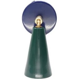 Aplique vintage pequeño de colores POP Azul Verde Botella