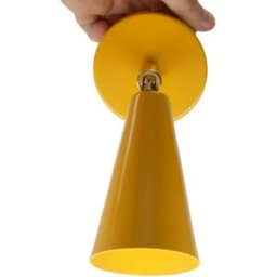 Aplique vintage pequeño de colores POP Mostaza Mostaza