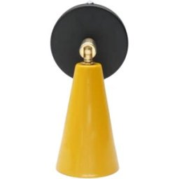 Aplique vintage pequeño de colores POP Negro Mostaza