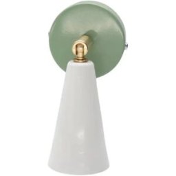 Aplique vintage pequeño de colores POP Verde Oliva Blanco