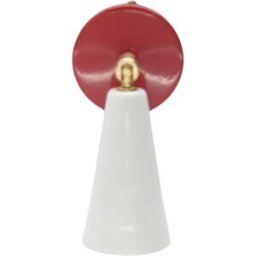 Aplique vintage pequeño de colores POP Rojo Blanco