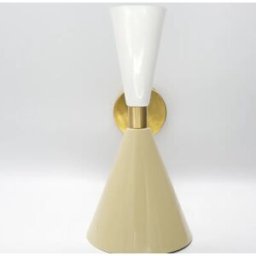 Aplique Conos 1 luz Blanco Beige