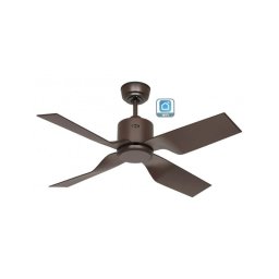 Ventilador de techo CasaFan bronce ×102cm motor DC EC mando a distancia luz temporizador