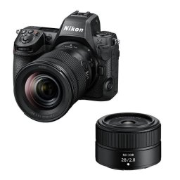 Cámara Mirrorless Nikon Z8 45.7MP 8K 24-120mm f/4 + 28mm f/2.8 Sensor Full-Frame USB-C
