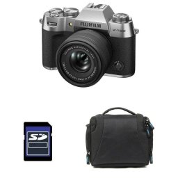 Cámara Mirrorless Fujifilm X-T50 40.2MP 15-45mm WiFi Bluetooth Plata