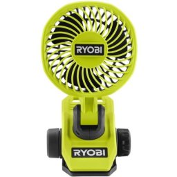 Mini Ventilador Ryobi RCF4-0 4V 2 Velocidades Clip Inalámbrico Cabezal Giratorio
