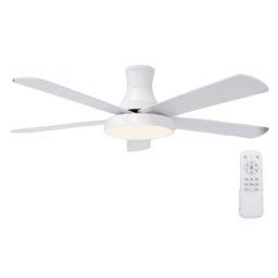 Ventilador de Techo con Luz HJM VT562 65W 132cm 6 Velocidades Motor DC Mando Temporizador Función Invierno
