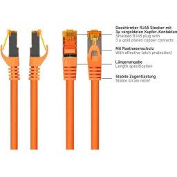 Cable de red Varia CAT7 S/FTP 1,5 m