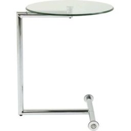 Kare Design Mesa auxiliar cristal claro ø46cm
