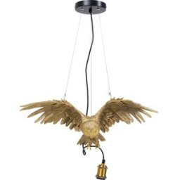 Kare Design Lámpara owl oro 57cm